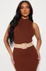 Leading Them On Stretch Belt - Taupe sold by Fashion Nova