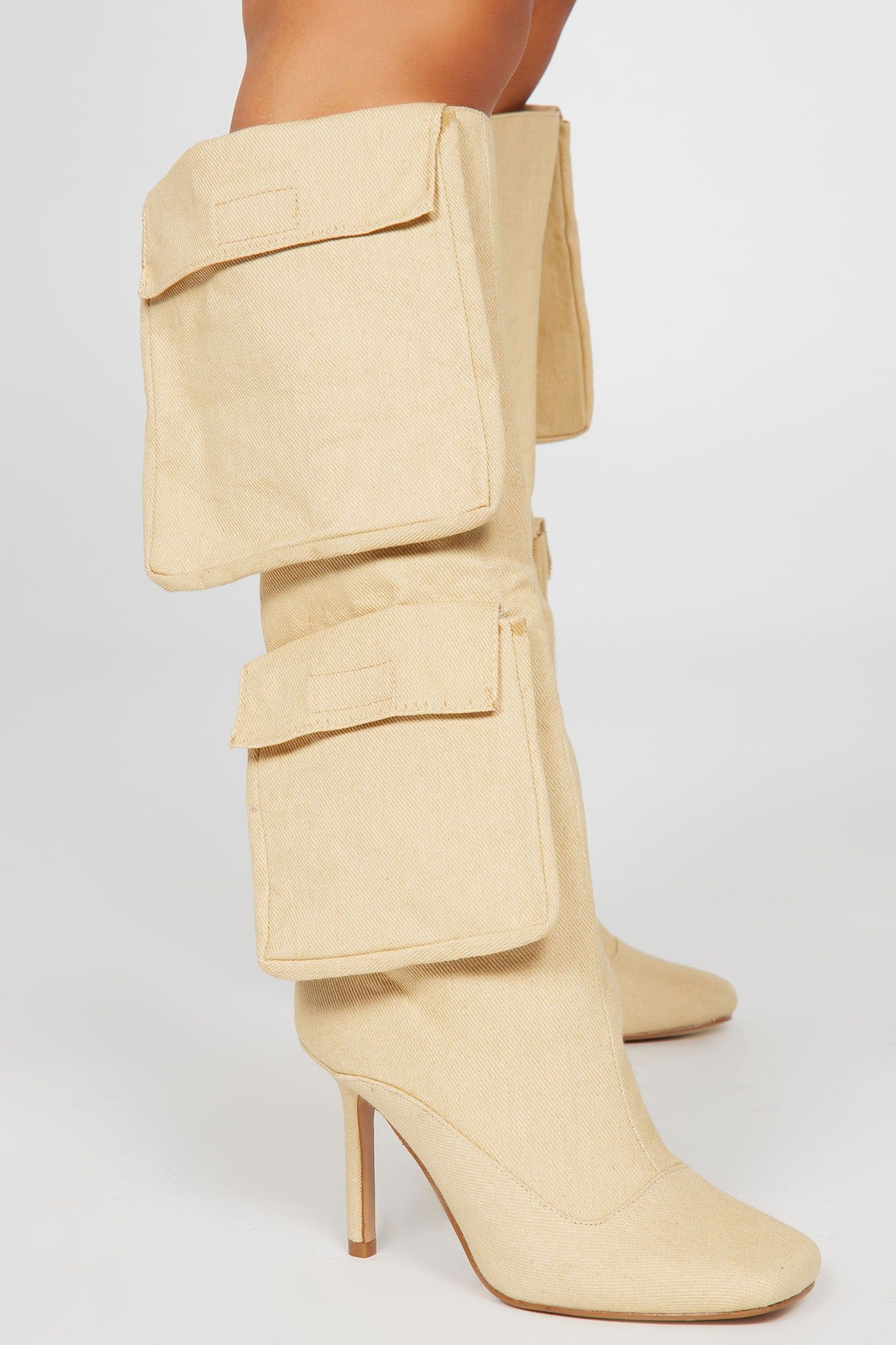 Get Used To It Knee High Boots - Nude sold by Fashion Nova product image thumbnail 3