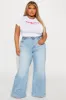 Bitch I'm A Leo Fitted Tee - White sold by Fashion Nova