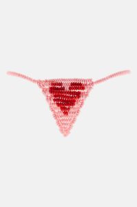 Lovers Candy Heart G String Panty - Pink sold by Fashion Nova