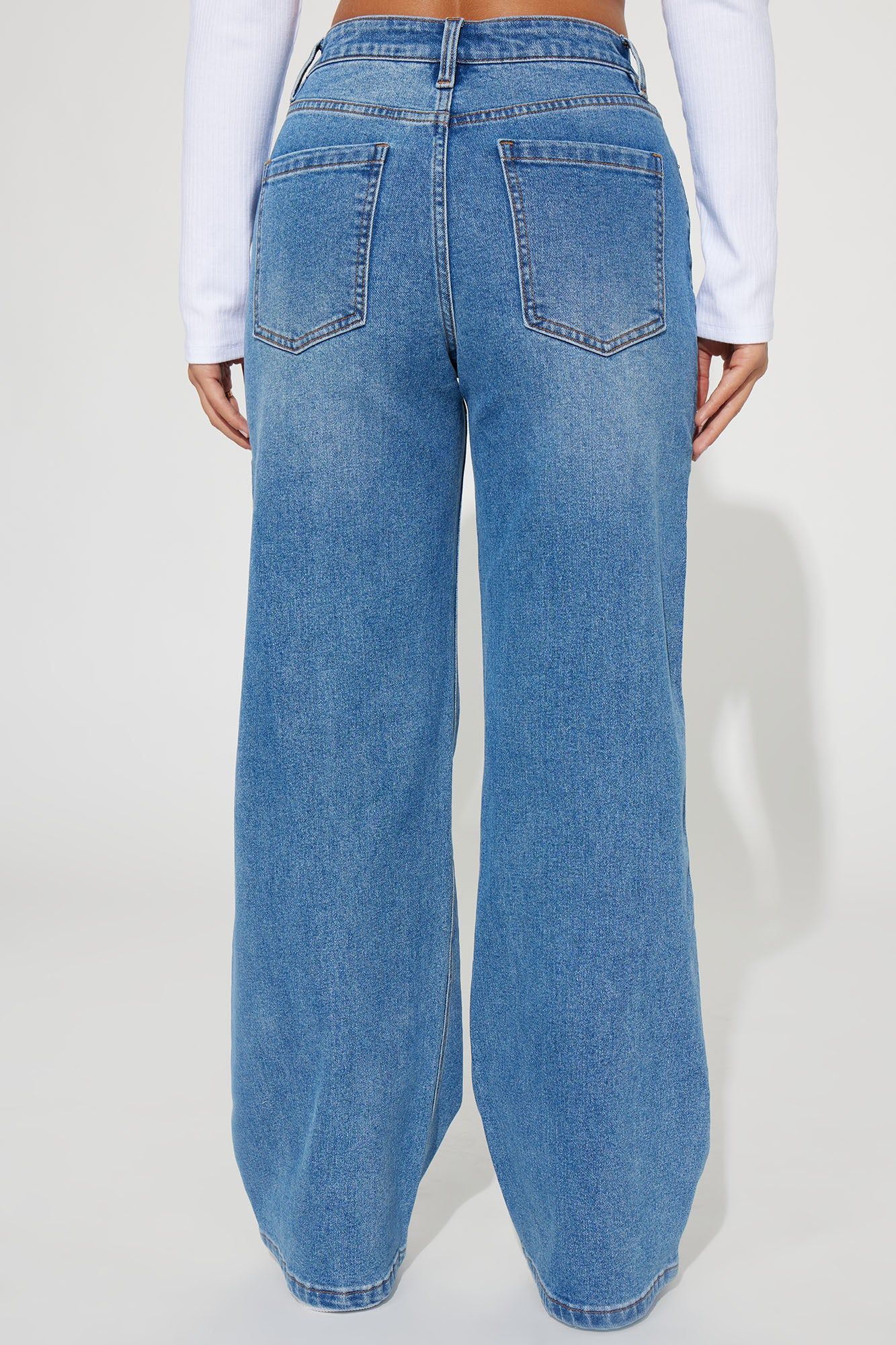 Lost Connection Baggy Jeans - Medium Wash sold by Fashion Nova product image thumbnail 3