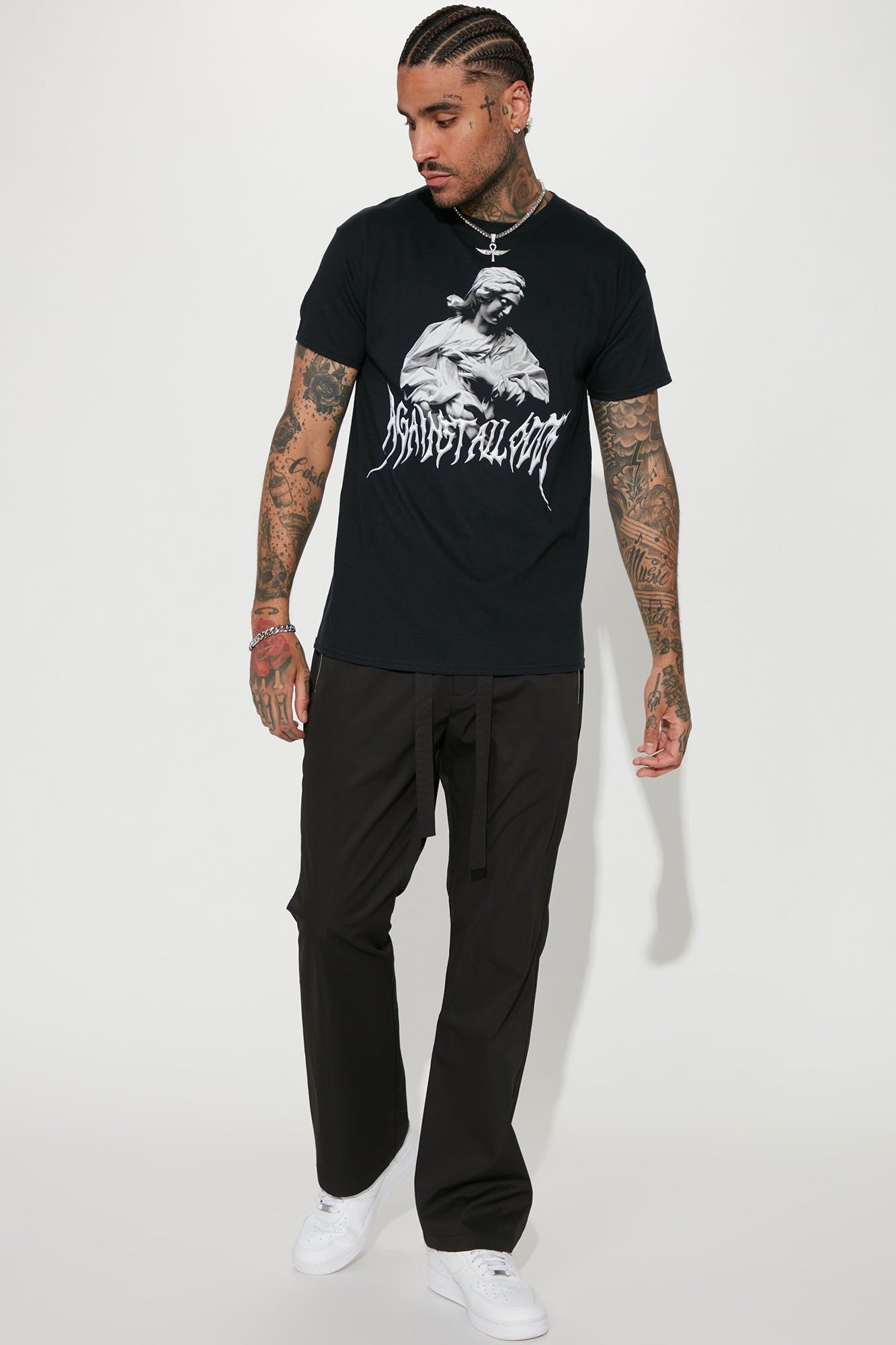 Against All Odds Short Sleeve Tee - Black sold by Fashion Nova product image thumbnail 4