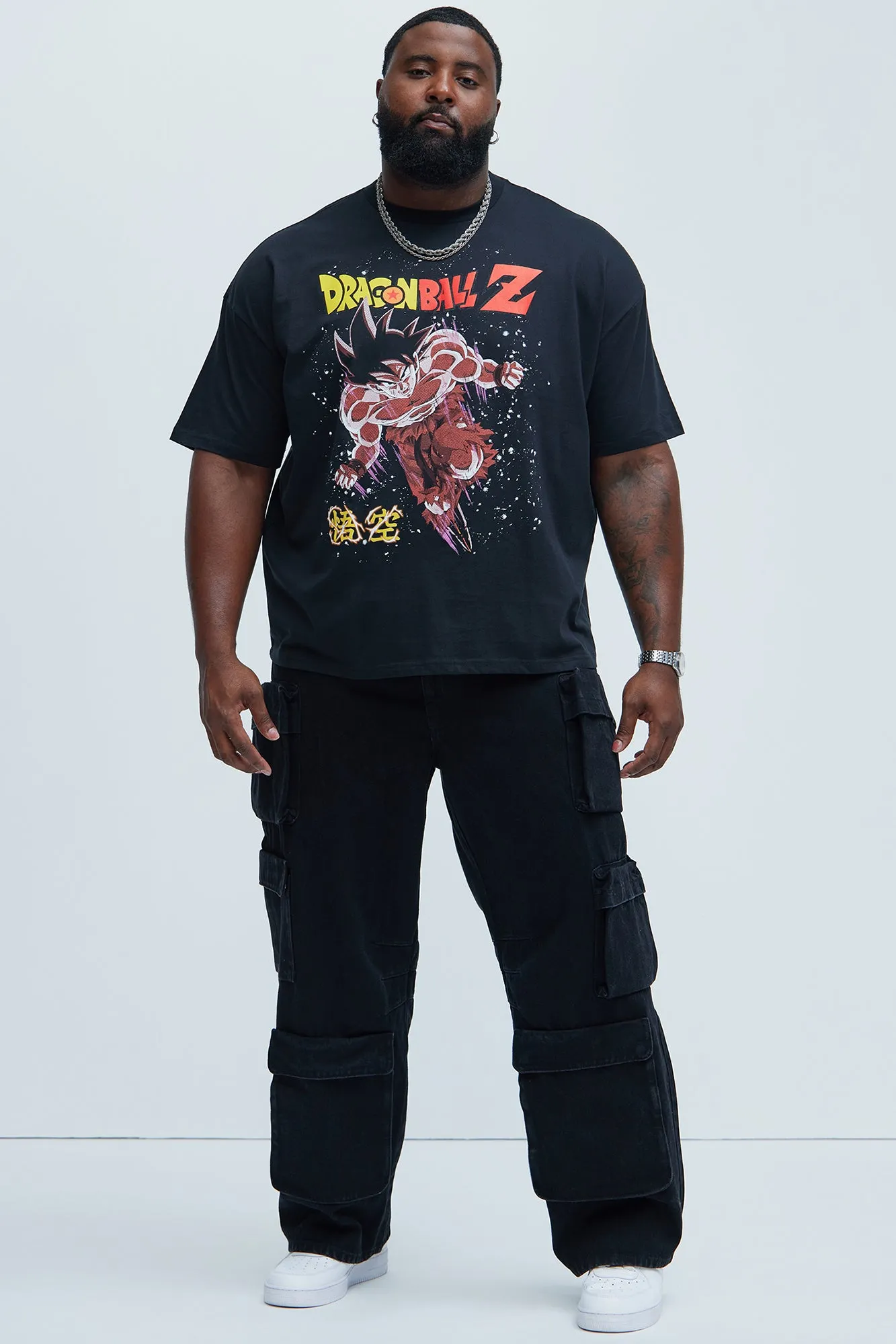 Dragon Ball Z Kaio-ken Goku Oversized Short Sleeve Tee - Black sold by Fashion Nova product image thumbnail 5