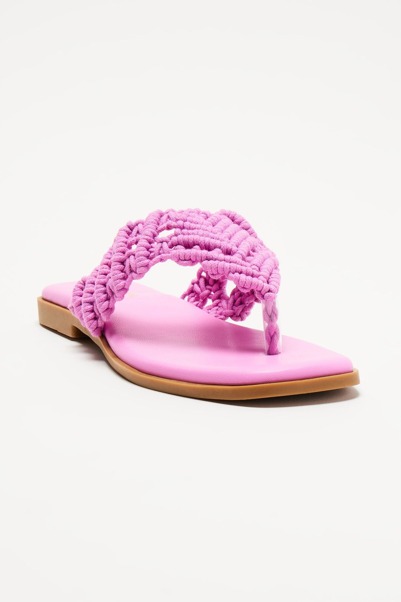 Tulum Sunsets Flat Sandals - Pink sold by Fashion Nova product image thumbnail 2