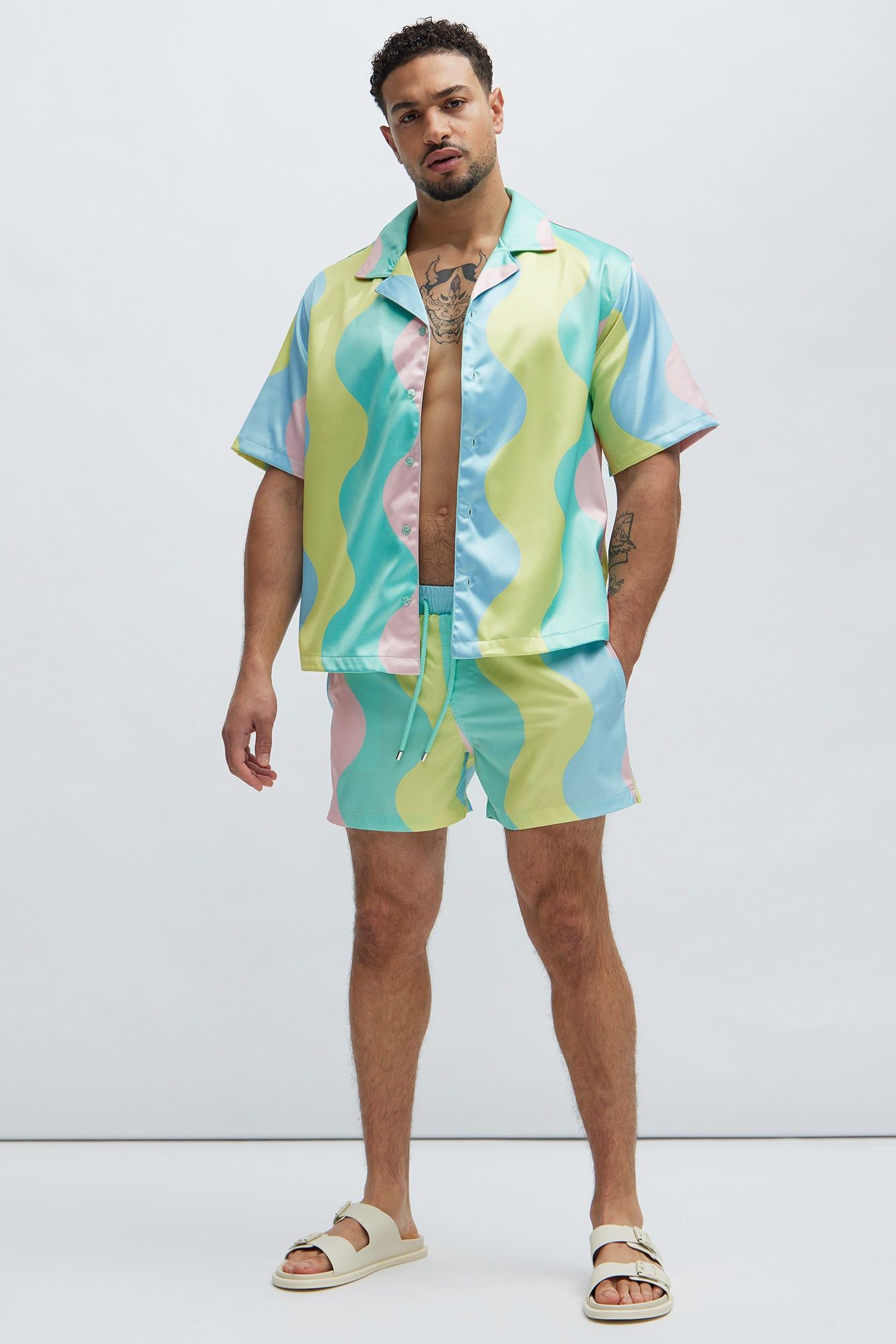 Wavy Vibes Shirt - Multi Color sold by Fashion Nova product image thumbnail 2