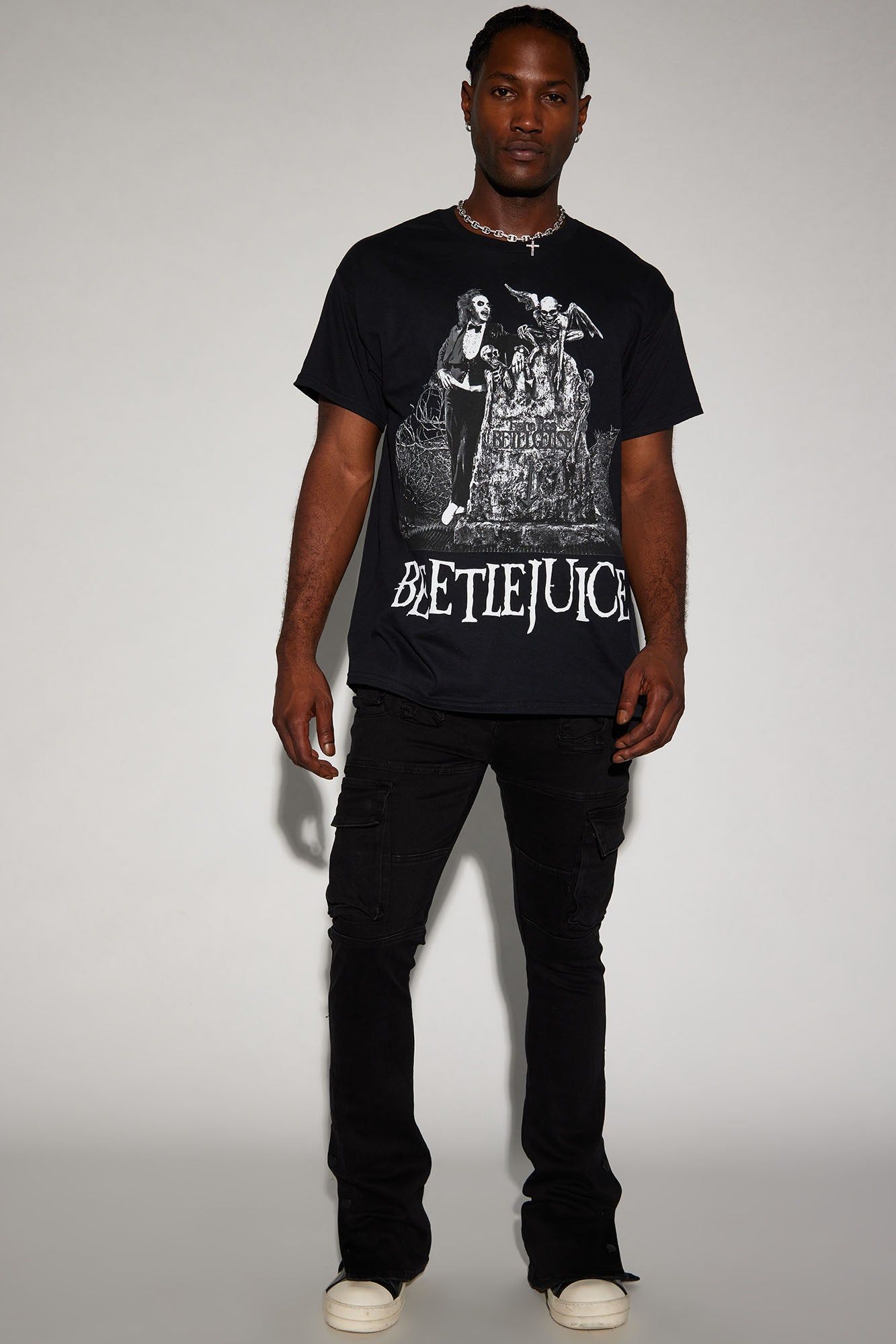 BeetleJuice Short Sleeve Tee - Black sold by Fashion Nova product image thumbnail 3