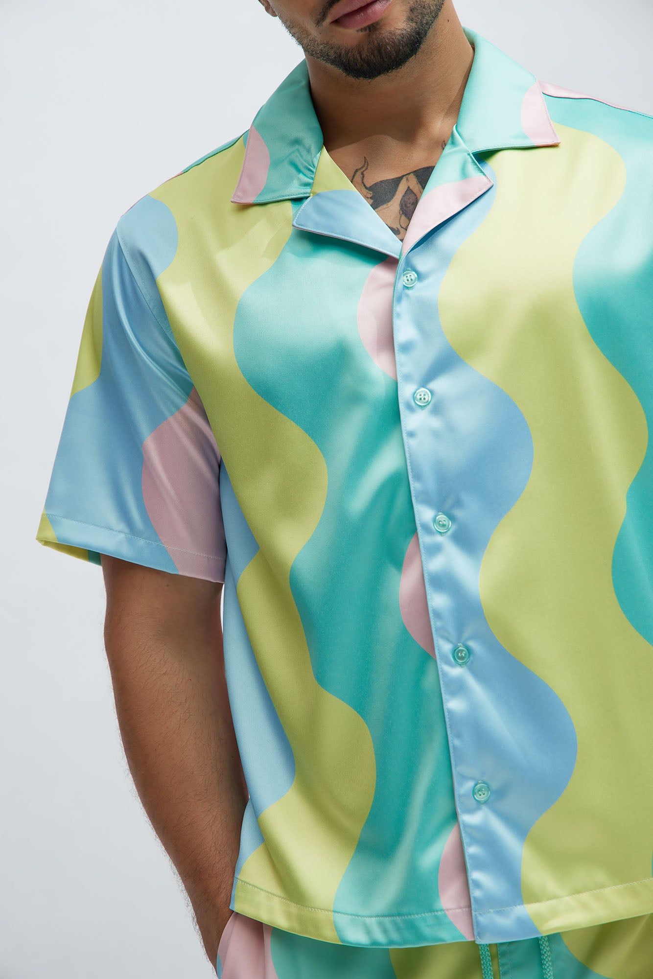 Wavy Vibes Shirt - Multi Color sold by Fashion Nova product image thumbnail 3