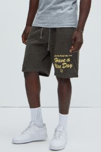Read On Sweatshorts - Charcoal sold by Fashion Nova