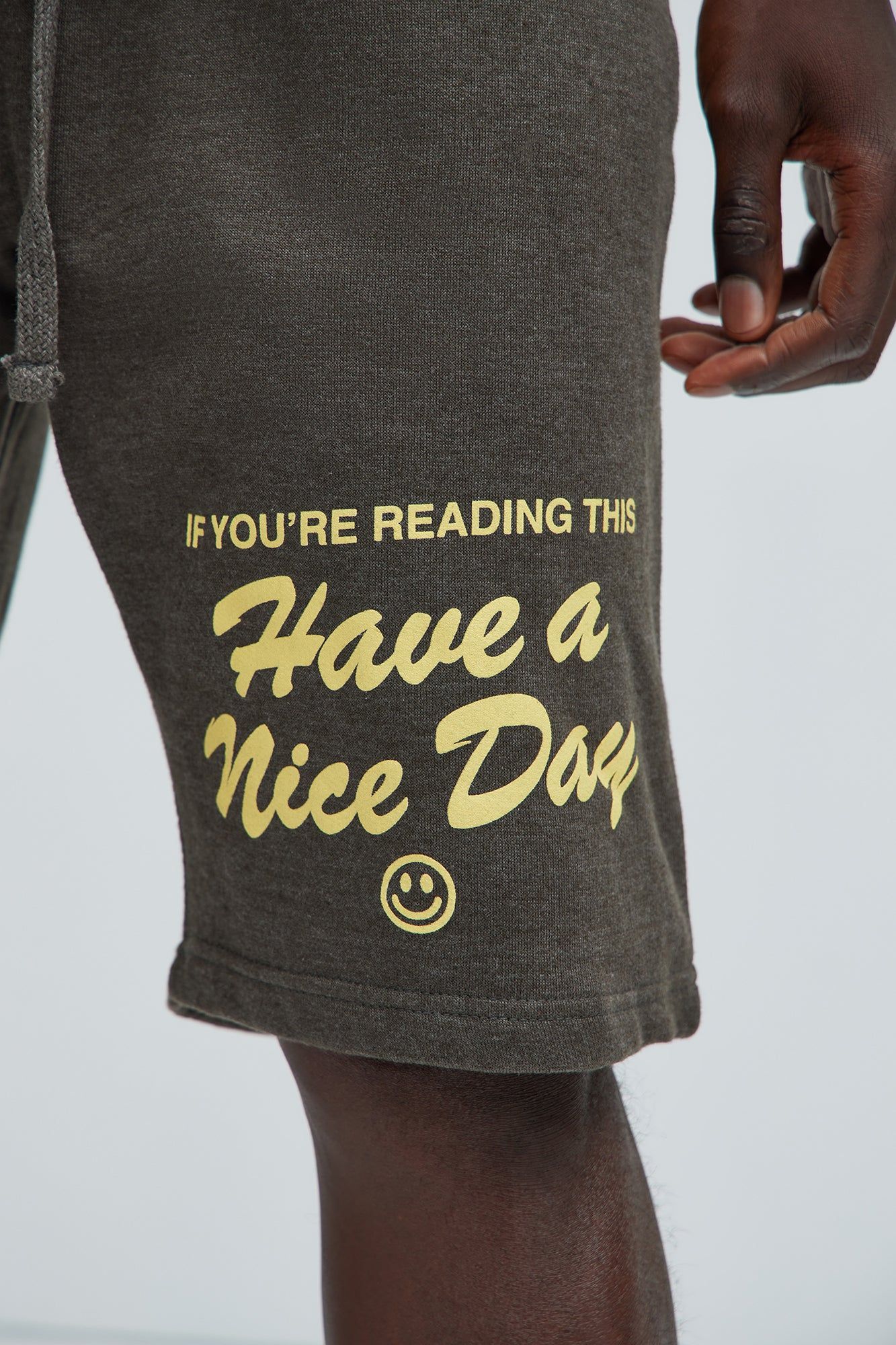 Read On Sweatshorts - Charcoal sold by Fashion Nova product image thumbnail 4