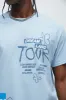 Dreamland Tour Short Sleeve Tee - Light Blue sold by Fashion Nova
