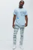 Dreamland Tour Short Sleeve Tee - Light Blue sold by Fashion Nova