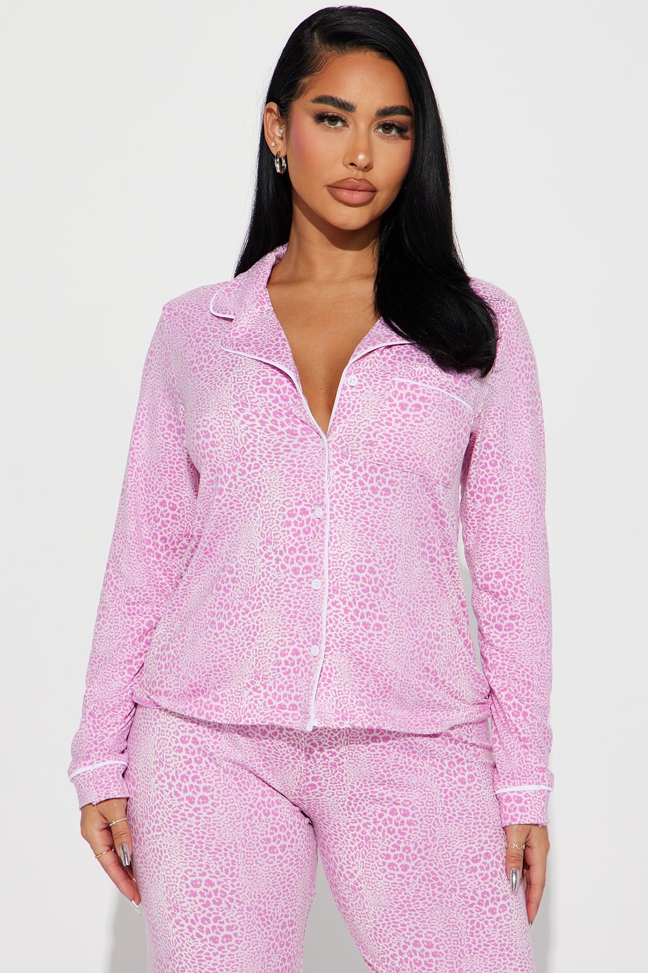 Always Fierce PJ Pant Set - Pink/combo sold by Fashion Nova product image thumbnail 2