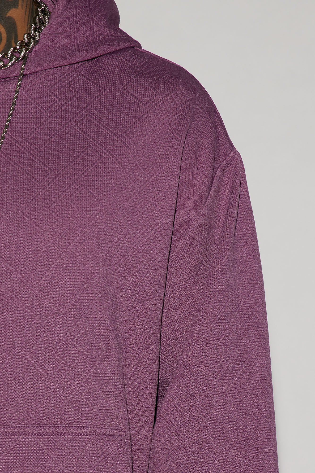 Textured Lines Hoodie - Purple sold by Fashion Nova product image thumbnail 4