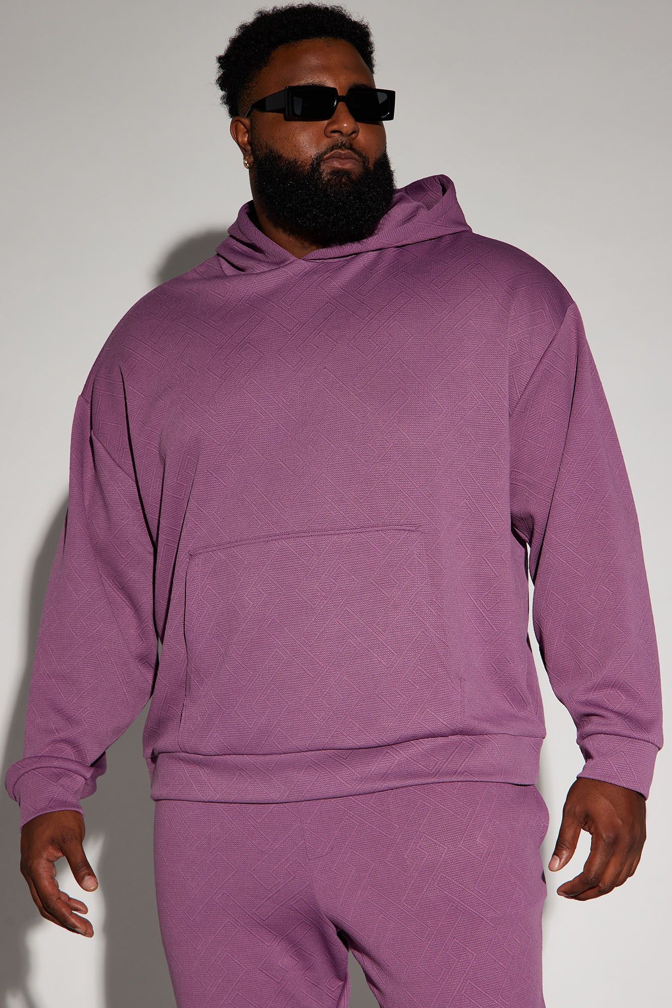 Textured Lines Hoodie - Purple sold by Fashion Nova product image thumbnail 2