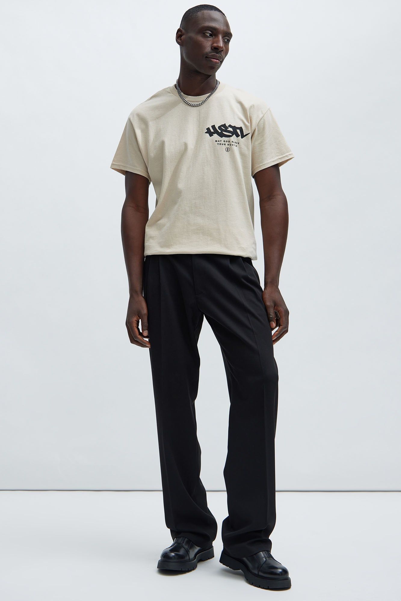 Holy Hustle Short Sleeve Tee - Sand sold by Fashion Nova product image thumbnail 2