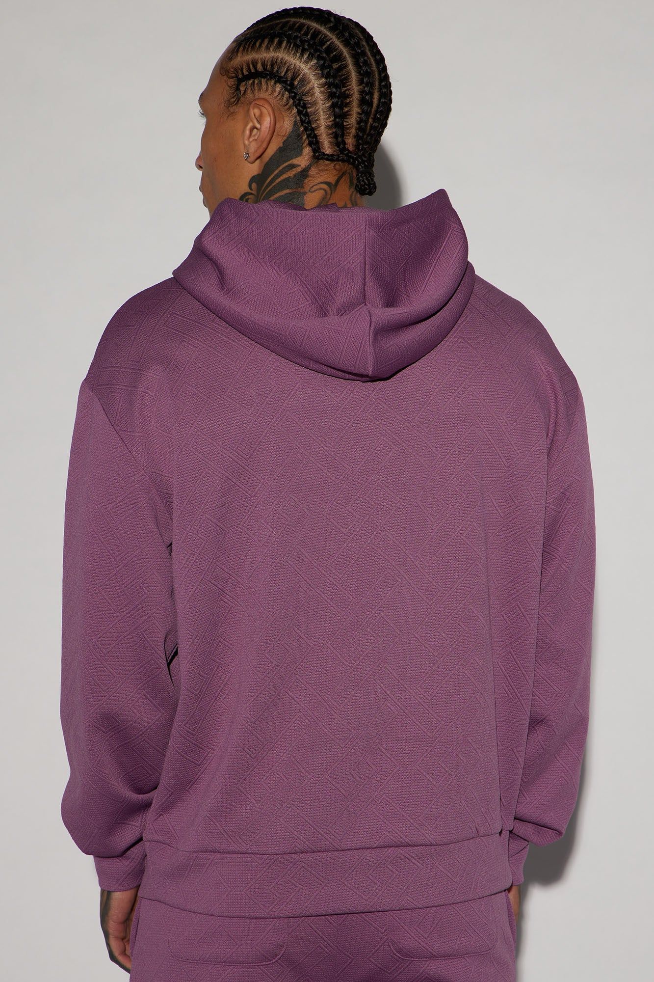Textured Lines Hoodie - Purple sold by Fashion Nova product image thumbnail 5