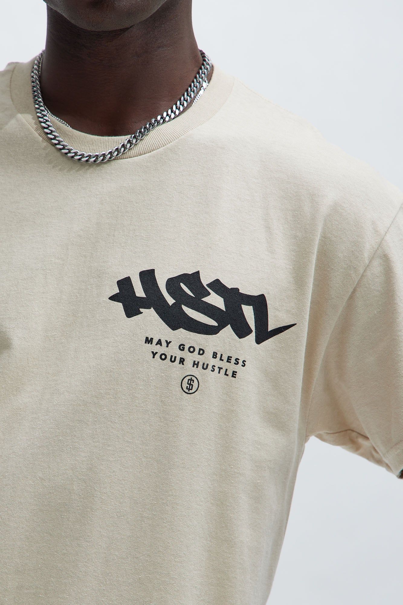 Holy Hustle Short Sleeve Tee - Sand sold by Fashion Nova product image thumbnail 3