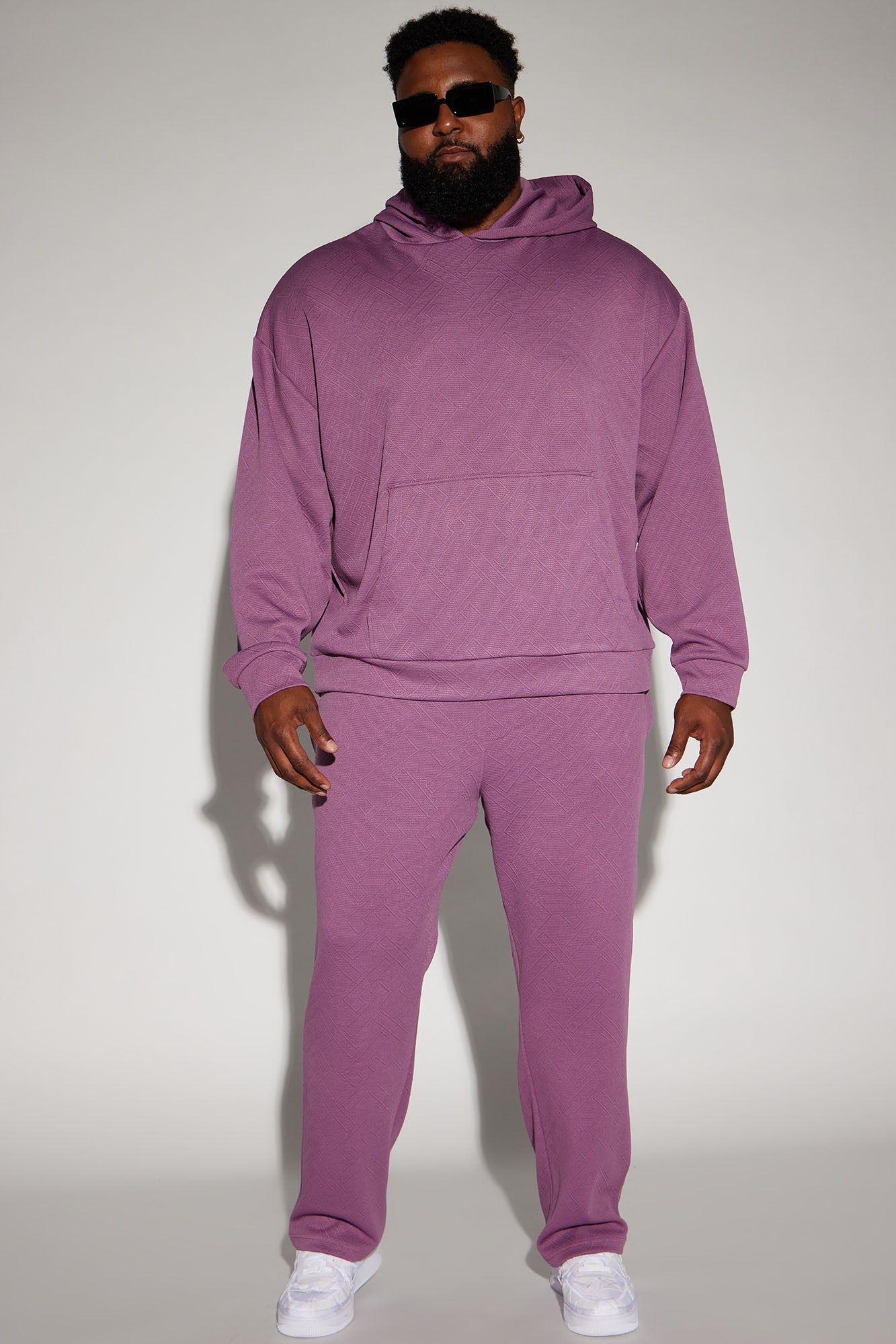 Textured Lines Hoodie - Purple sold by Fashion Nova product image thumbnail 6