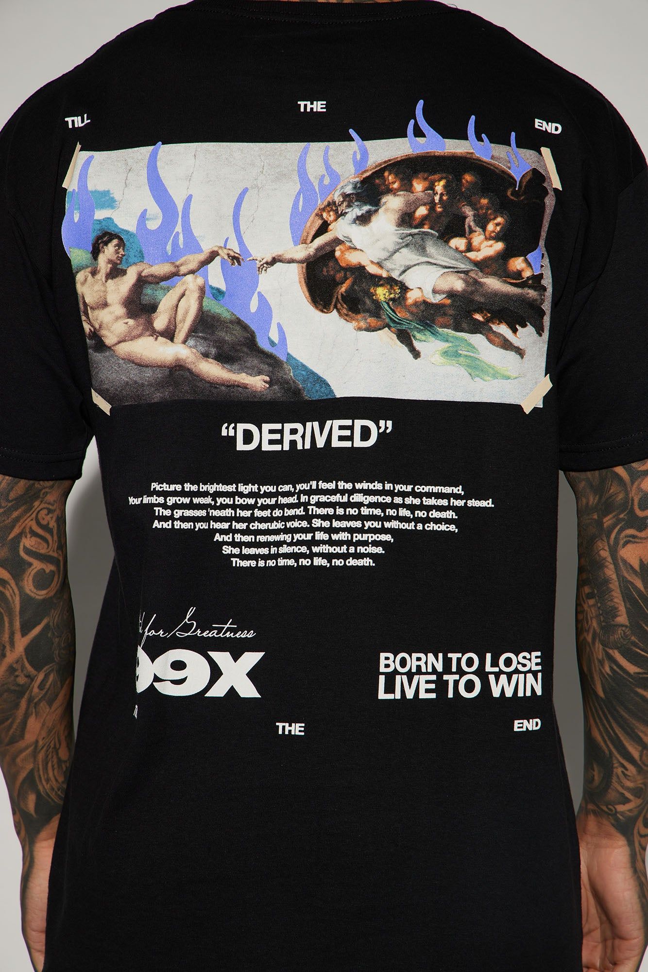 Derived Short Sleeve Tee - Black sold by Fashion Nova product image thumbnail 4