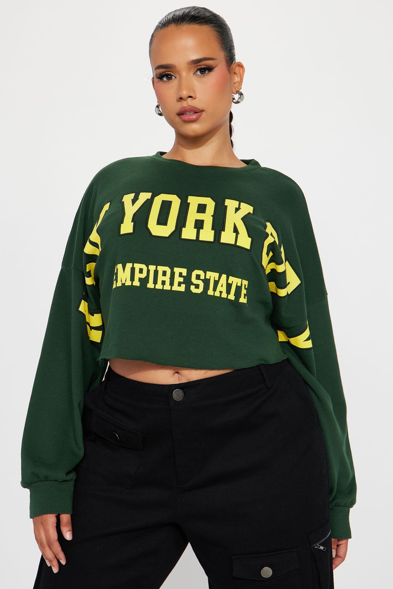 Slaying In New York City Top - Hunter sold by Fashion Nova product image thumbnail 5