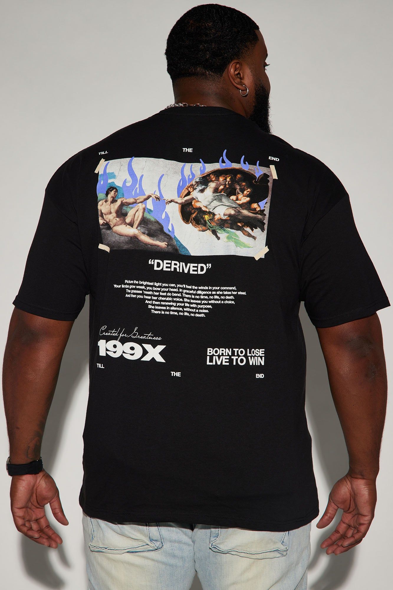 Derived Short Sleeve Tee - Black sold by Fashion Nova product image thumbnail 5