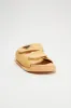 Weekend Moves Slides - Beige sold by Fashion Nova