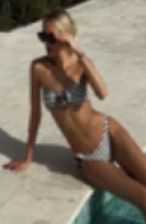 Roselyn Rosette 2 Piece Bikini - Navy/combo sold by Fashion Nova