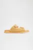 Weekend Moves Slides - Beige sold by Fashion Nova