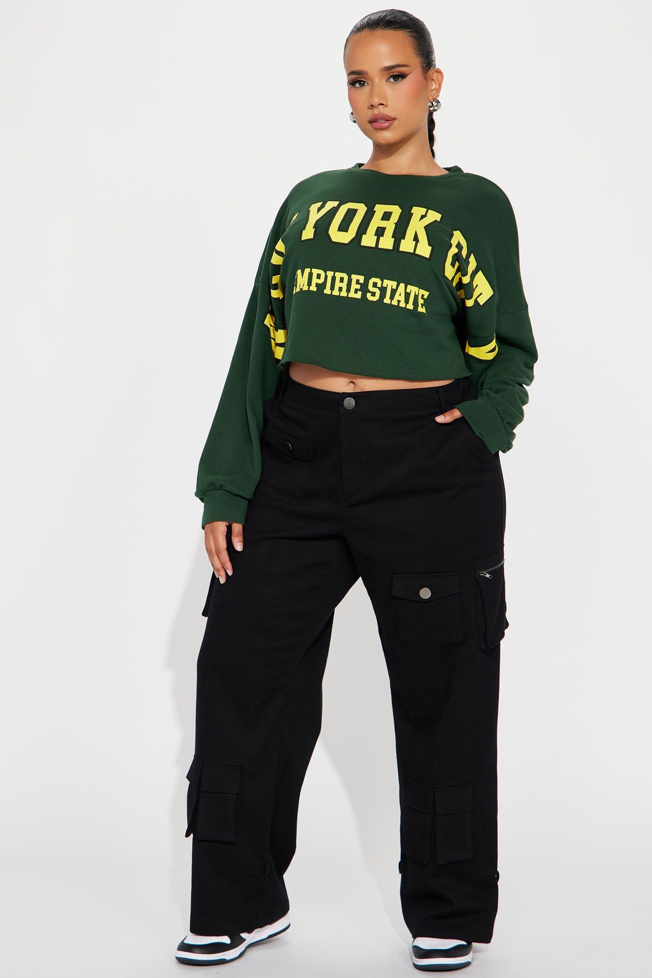 Slaying In New York City Top - Hunter sold by Fashion Nova product image thumbnail 6