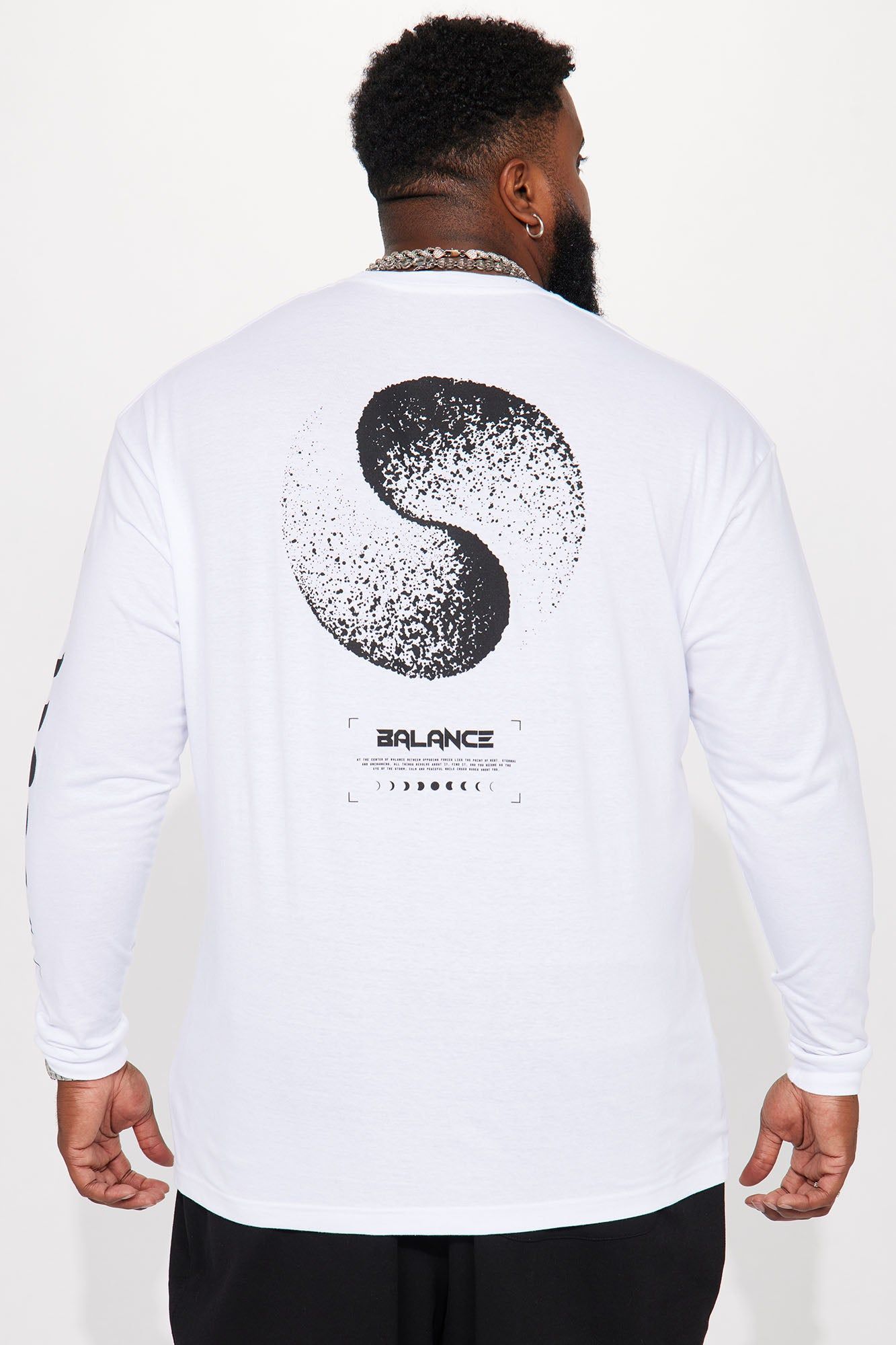 Balance Long Sleeve Tee - White sold by Fashion Nova product image thumbnail 8