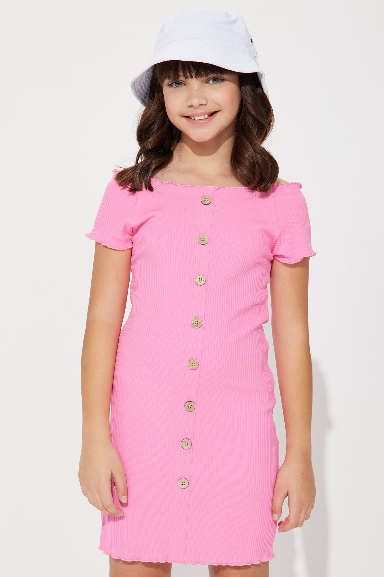 Mini Picnic Ready Off The Shoulder Dress - Pink sold by Fashion Nova product image thumbnail 2