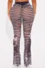 Jocelyn Mesh Flare Pant - Black sold by Fashion Nova