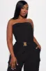 Just Your Style Jumpsuit  - Black sold by Fashion Nova