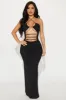 Harper Mesh Maxi Dress - Black sold by Fashion Nova