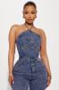 New Era Denim Jumpsuit - Purple sold by Fashion Nova