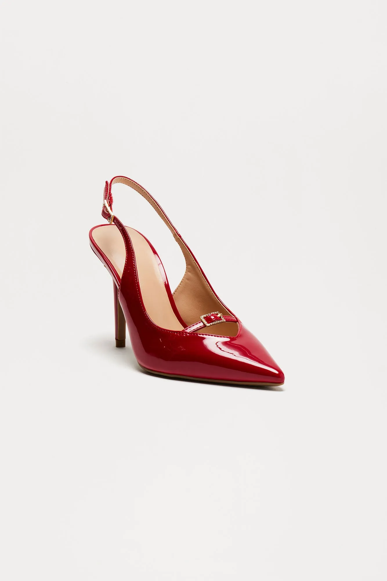 Elyna Slingback Pumps - Red sold by Fashion Nova product image thumbnail 3