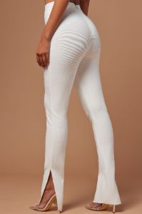 Charlotte Bandage Pant - White sold by Fashion Nova