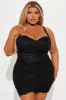 Steal Your Heart Lace Mini Dress - Black sold by Fashion Nova