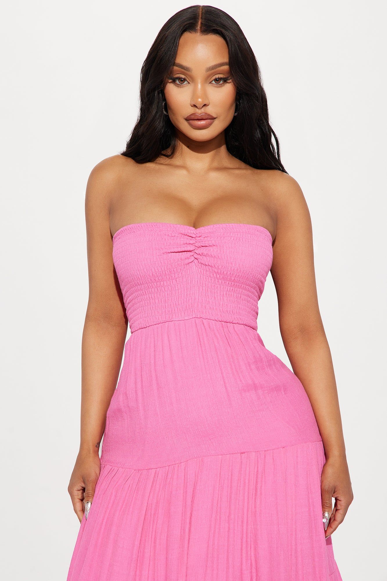Juliette Tube Maxi Dress - Hot Pink sold by Fashion Nova product image thumbnail 2