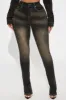 Seen Outside Tinted Bootcut Jeans - Black Wash sold by Fashion Nova