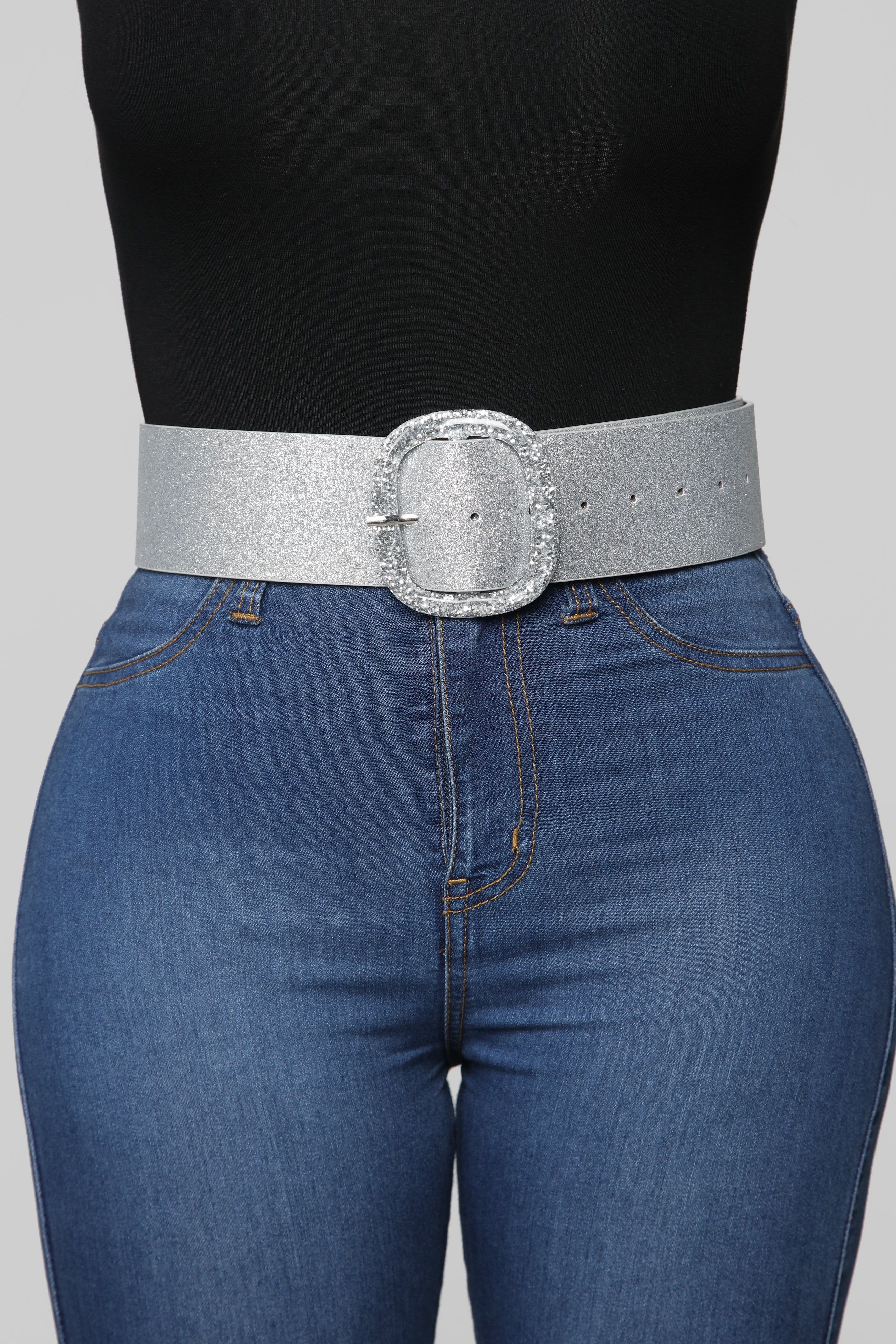 Get Glitz Belt - Silver sold by Fashion Nova
