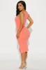 Peyton Ponte Midi Dress - Coral sold by Fashion Nova