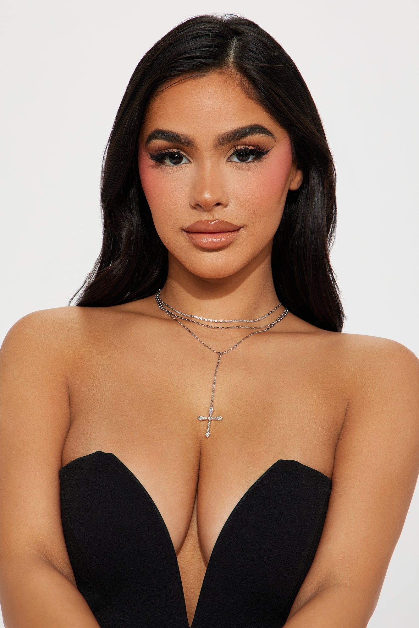 Always My Cross Necklace - Silver sold by Fashion Nova product image thumbnail 2