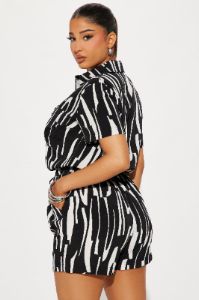 Jaala Romper - Black sold by Fashion Nova