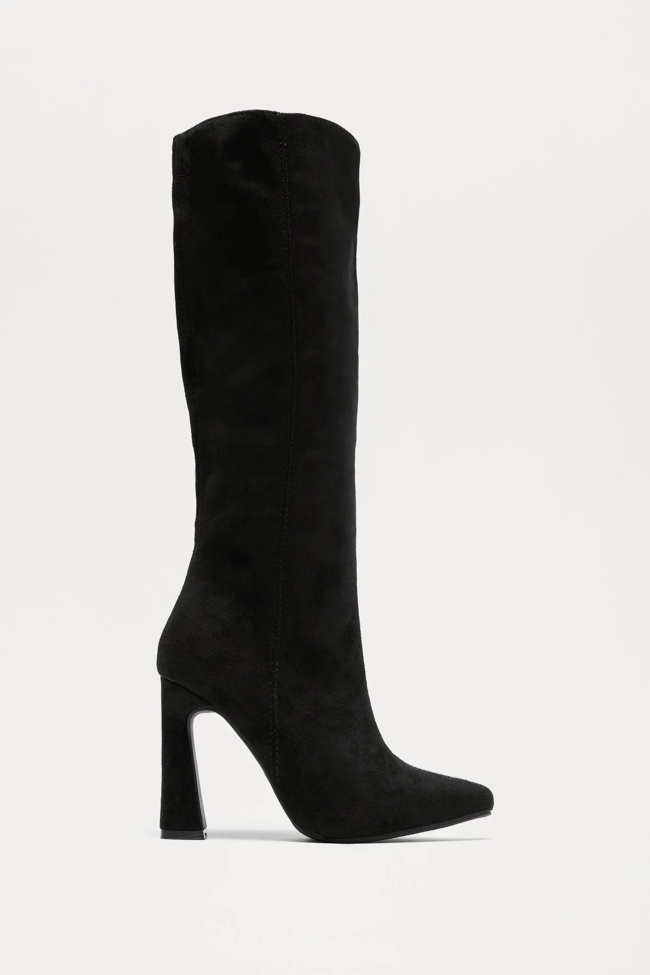 Brett Knee High Boots - Black sold by Fashion Nova