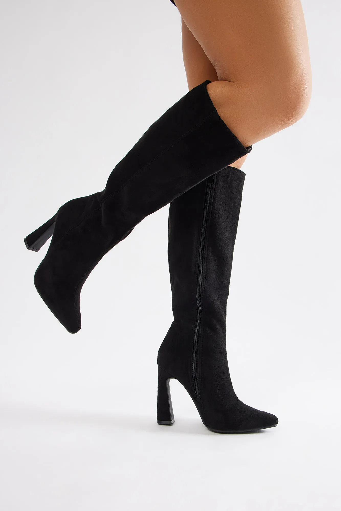 Brett Knee High Boots - Black sold by Fashion Nova product image thumbnail 4