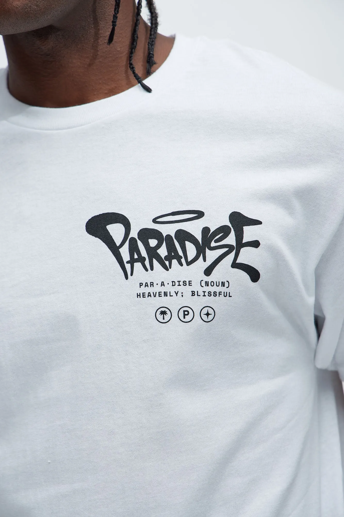 Paradise Palm Short Sleeve Tee - White sold by Fashion Nova product image thumbnail 4