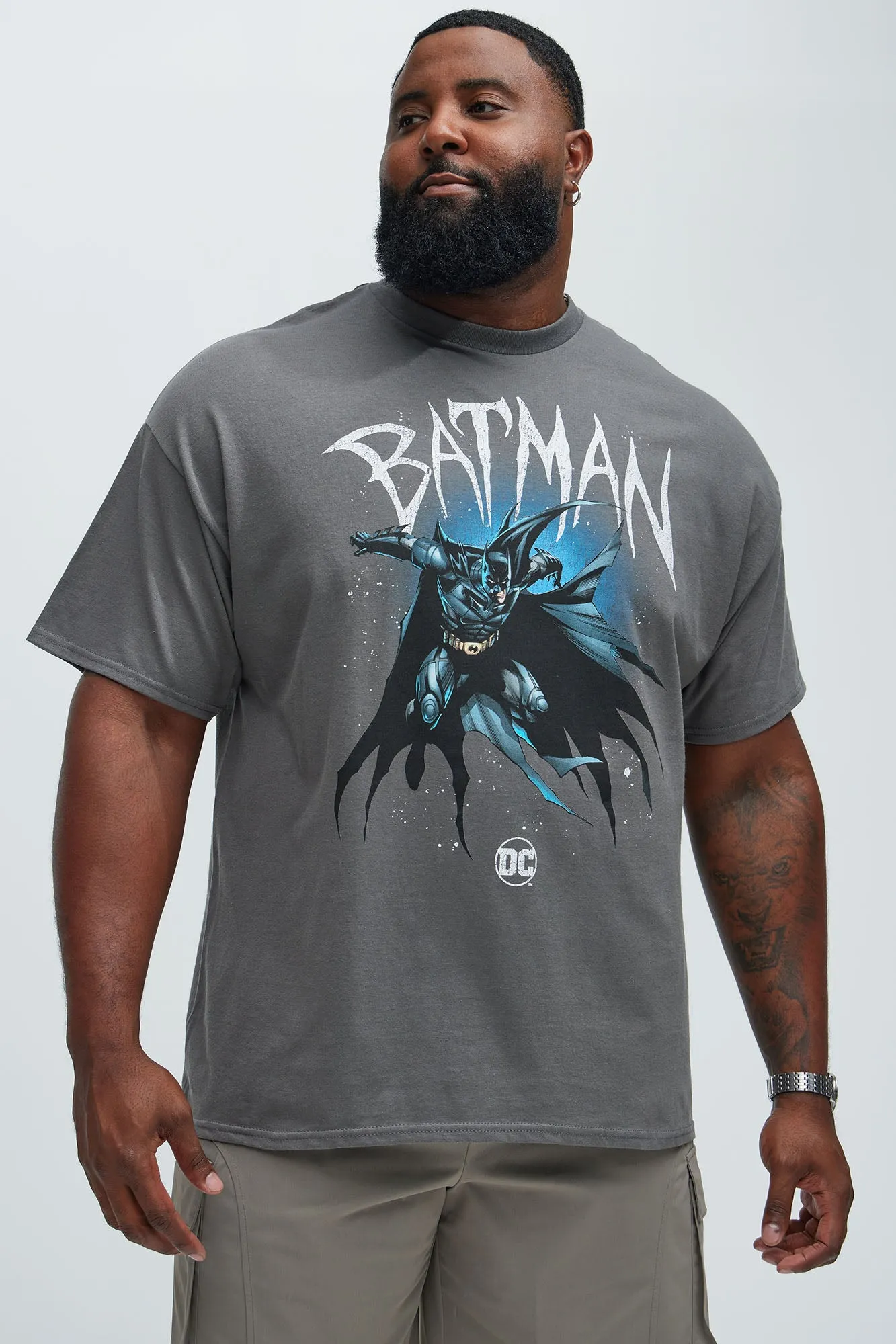 Batman Dark Knight Vengeance Short Sleeve Tee - Charcoal sold by Fashion Nova product image thumbnail 4