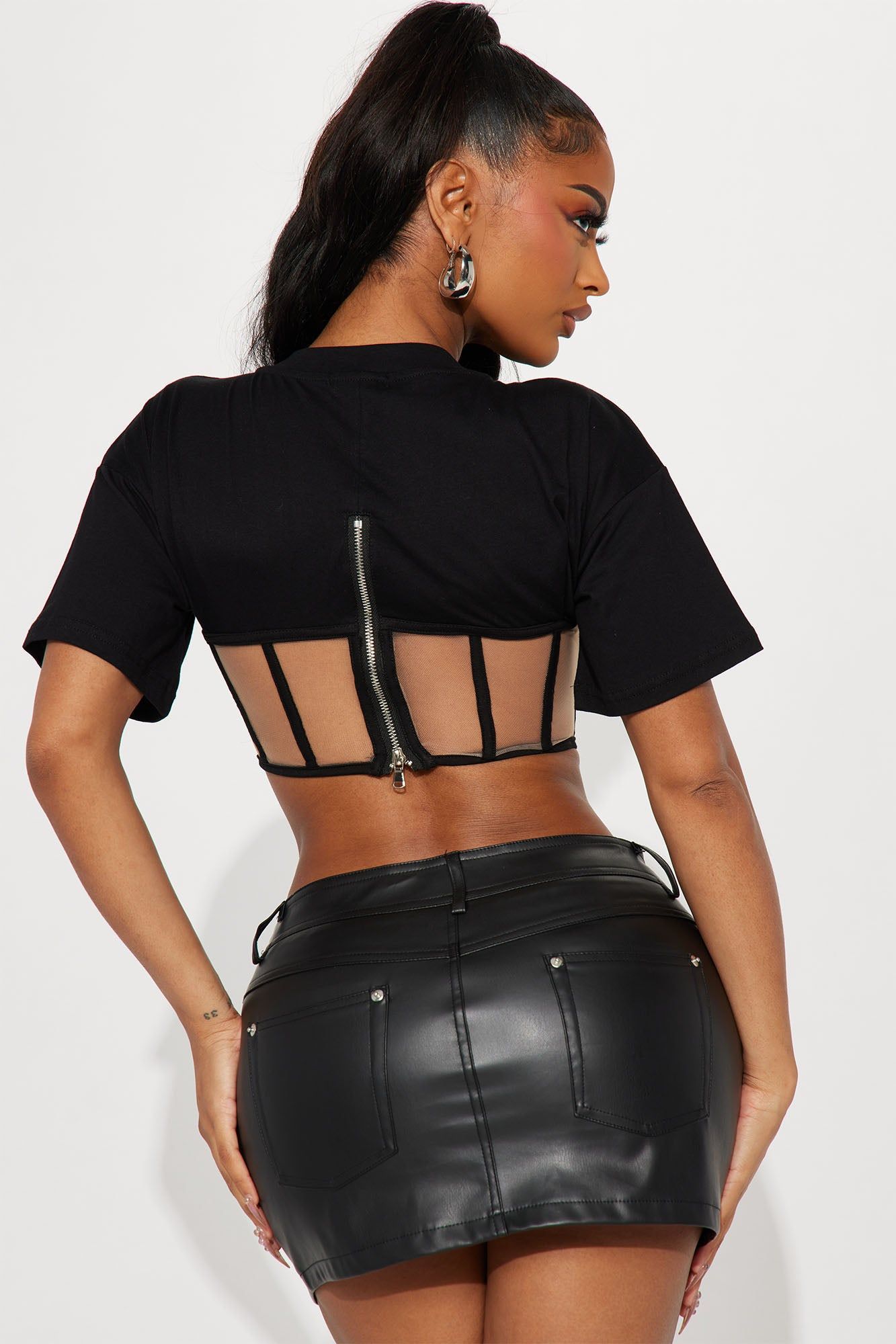 Double Take Corset Top - Black sold by Fashion Nova product image thumbnail 3