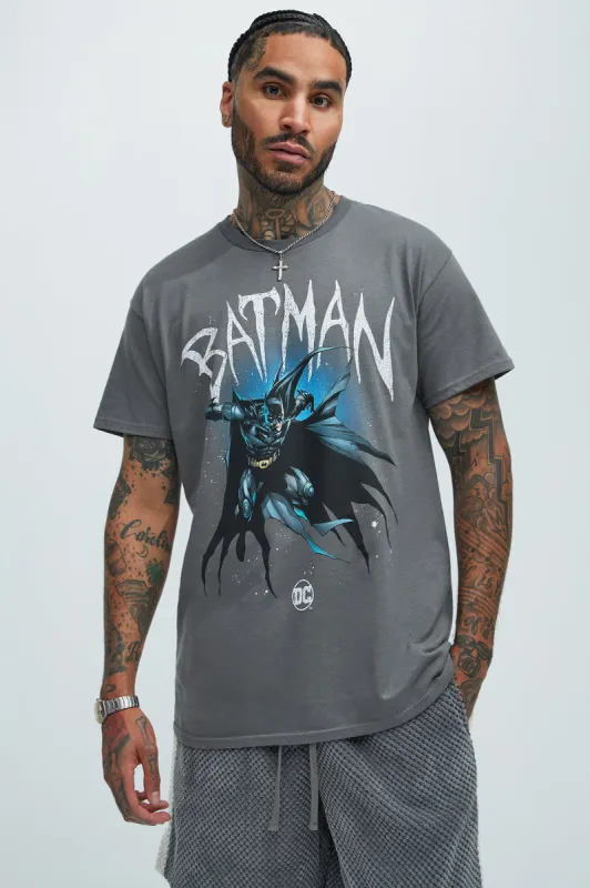 Batman Dark Knight Vengeance Short Sleeve Tee - Charcoal sold by Fashion Nova